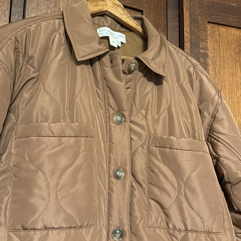 🌵Saltwater LUXE - Brown Quilted Jacket - Picture 3 of 6